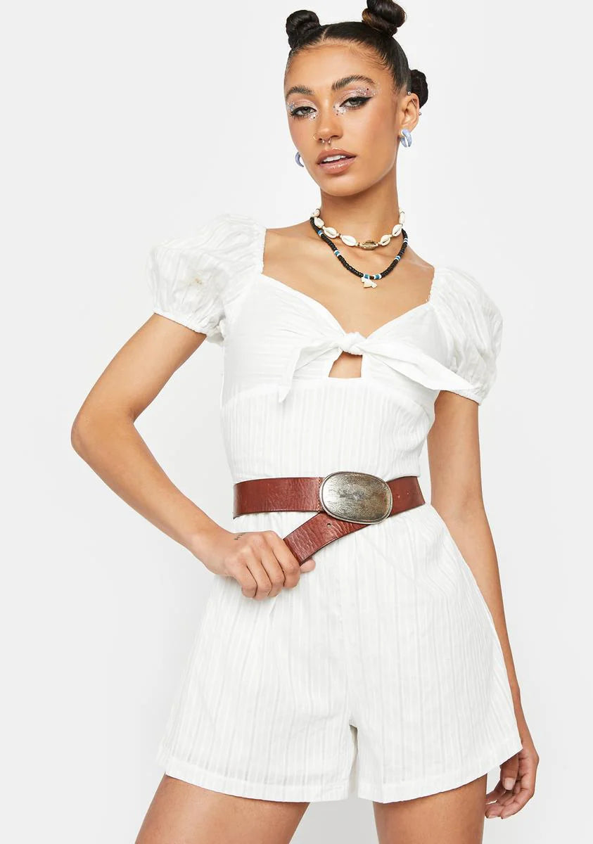 Sun Season Knotted Romper