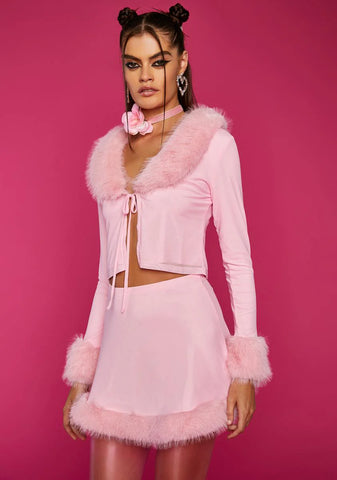 Sweet Like Sugar Crop Cardigan