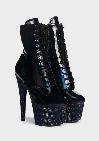 Bejeweled-1020-7 Platform Heels