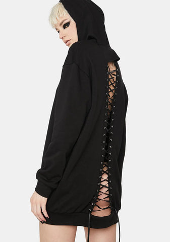 Tear It Up Hoodie Dress