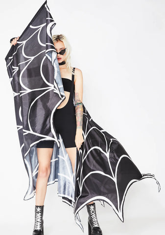 Mami Longlegs Spiderweb Cape