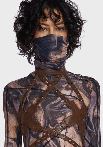 Echo Rockslide Print Top And Harness Set