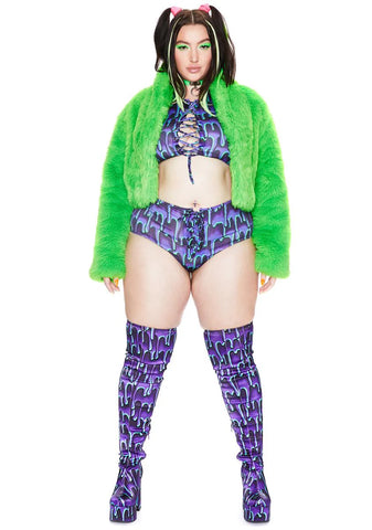 So Ooey Gooey Lace-Up Bottoms