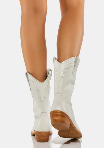 White Laredo Cowboy Boots