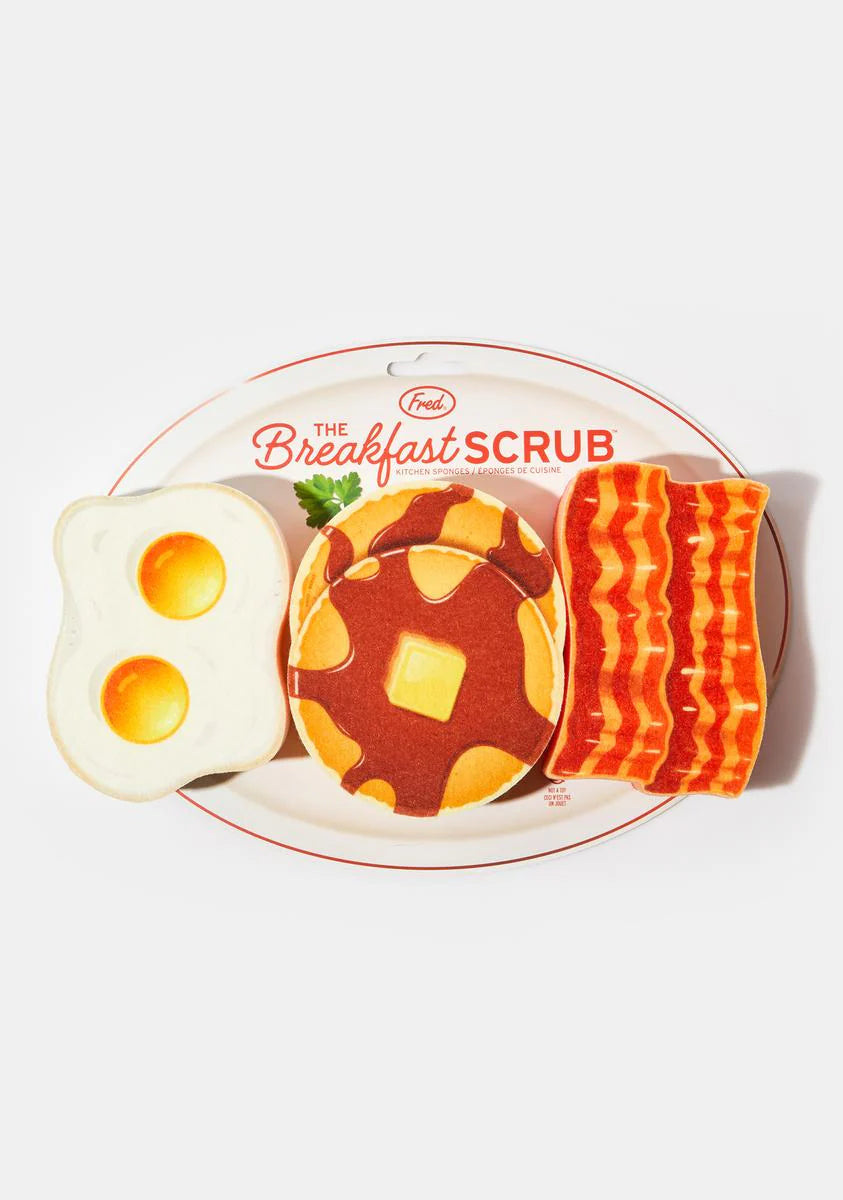 The Breakfast Scrub Sponges Set