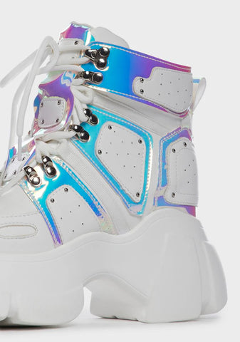 White Passionfruit-03 Wedge Sneakers