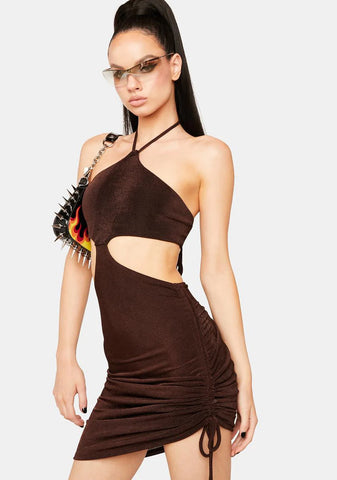 Smooth Talker Halter Dress