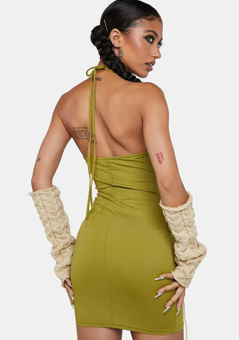 At Ease Cut-Out Mini Dress