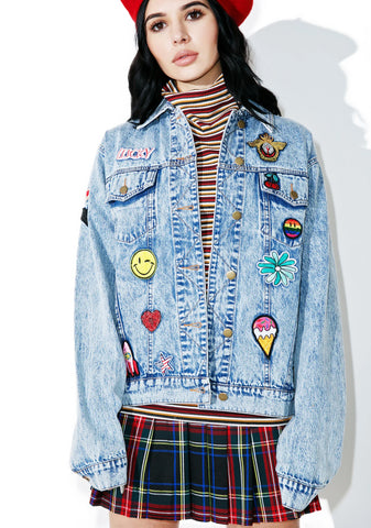 Scout Patch Denim Jacket