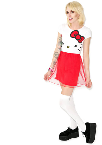 I Am Surprised Hello Kitty Dress