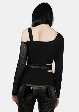 Strappy Off Shoulder Top