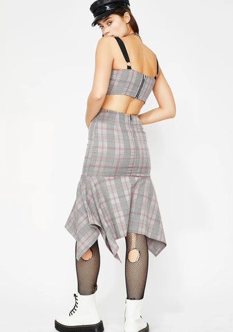 Schoolin' You Plaid Skirt