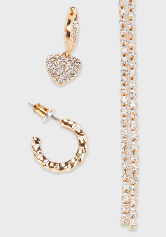 Eclectic Character Earring Set