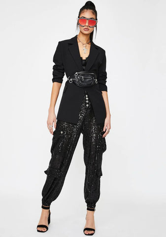 Cypress Sequin Cargo Pants