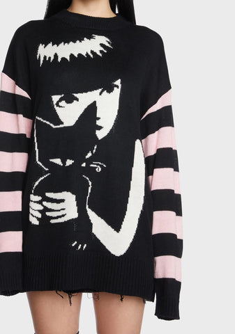 Brooding Besties Knit Sweater