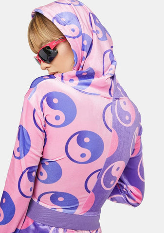 Tip The Balance Velour Jacket