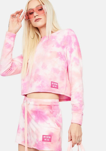 Tie Dye Cozy Fleece Crewneck