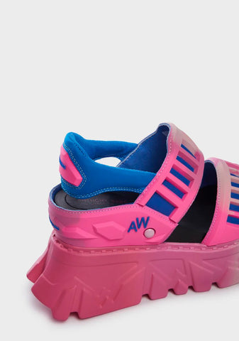 Pink Gooseberry-06 Platform Sandals