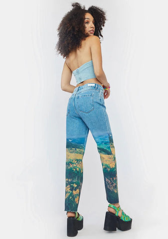 Throwback Wide Leg Jeans