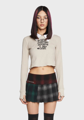 Ahead Of The Crowd Long Sleeve Top