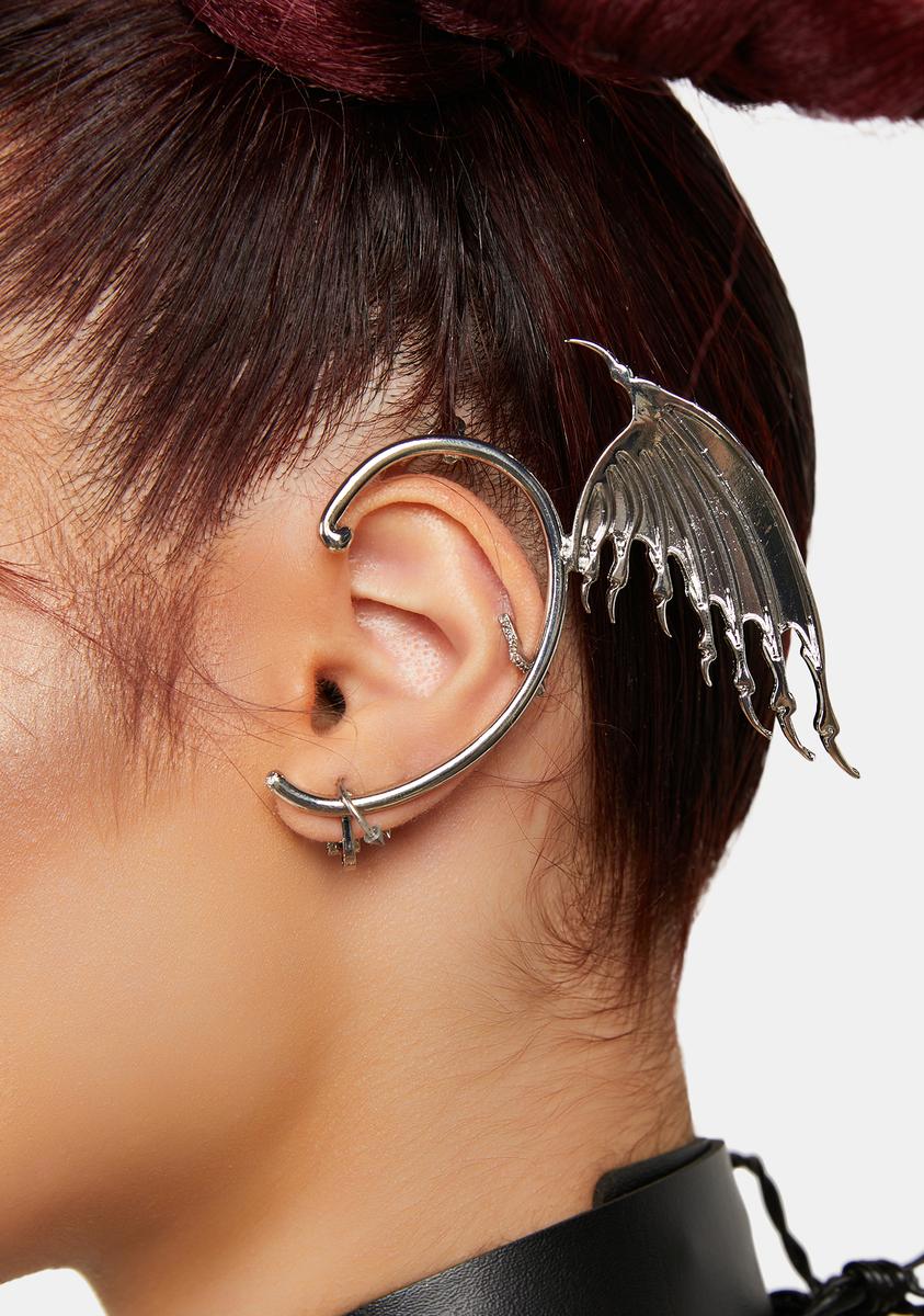 Dragon Heart Winged Ear Cuffs
