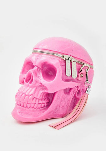 Bubblegum Grave Digger Skull Handbag