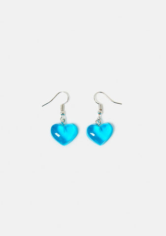 Admit My Feelings Heart Earrings