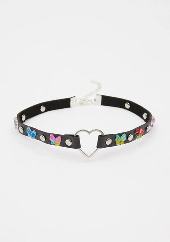 Love Me Harder Butterfly Choker