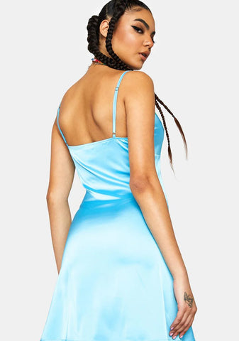 In The Day Satin Mini Dress