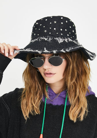 Quick Wish Denim Bucket Hat