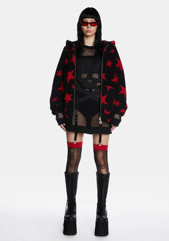 Hellbound Hottie Fishnet Top