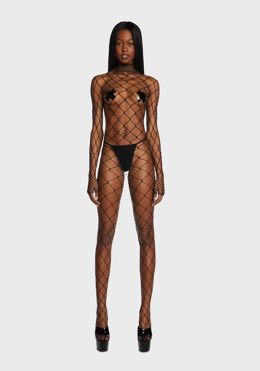 Ideal Nights Fishnet Bodystocking