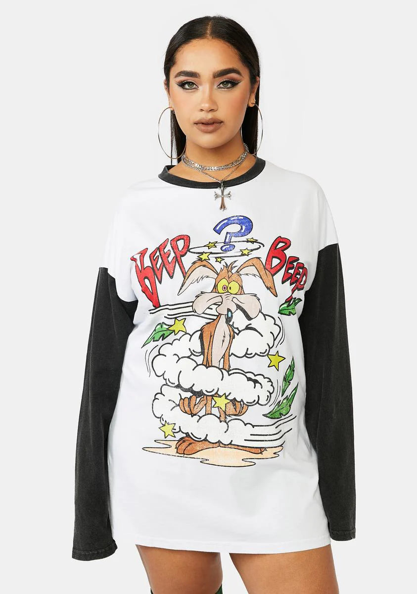 Plus Born To Be Wile E. Graphic Tee