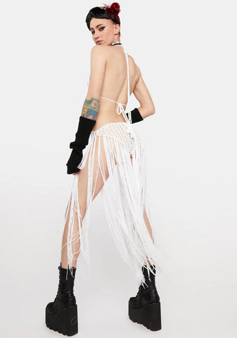 Angel It's Your Move Crochet Bodysuit