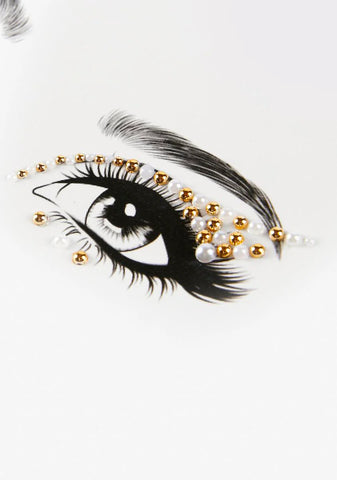 Hitting Gold Eye Stickers