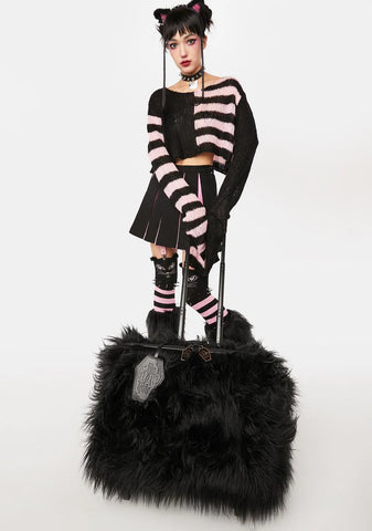 Cats Out Of The Bag Fuzzy Suitcase