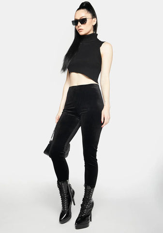 I'm Crushed Velvet Leggings