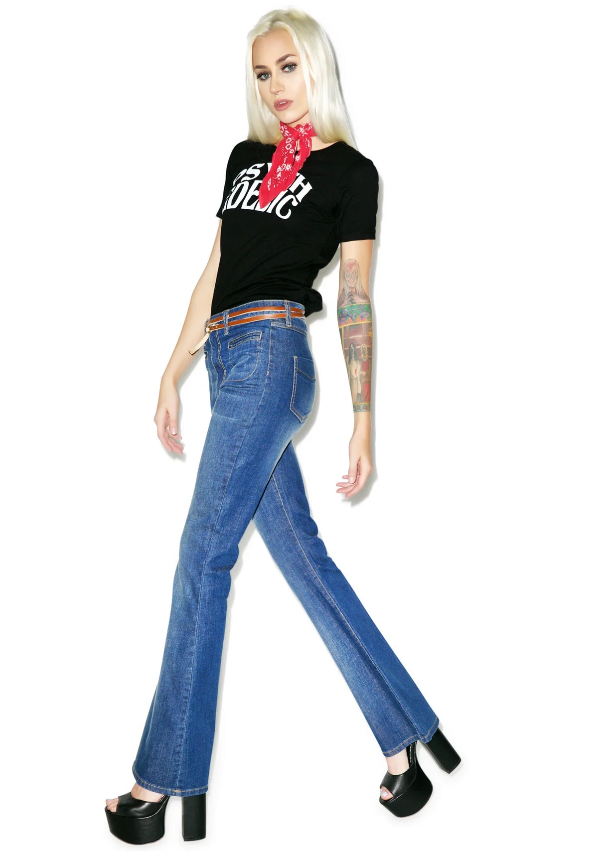 Rex Stretch Denim Flares