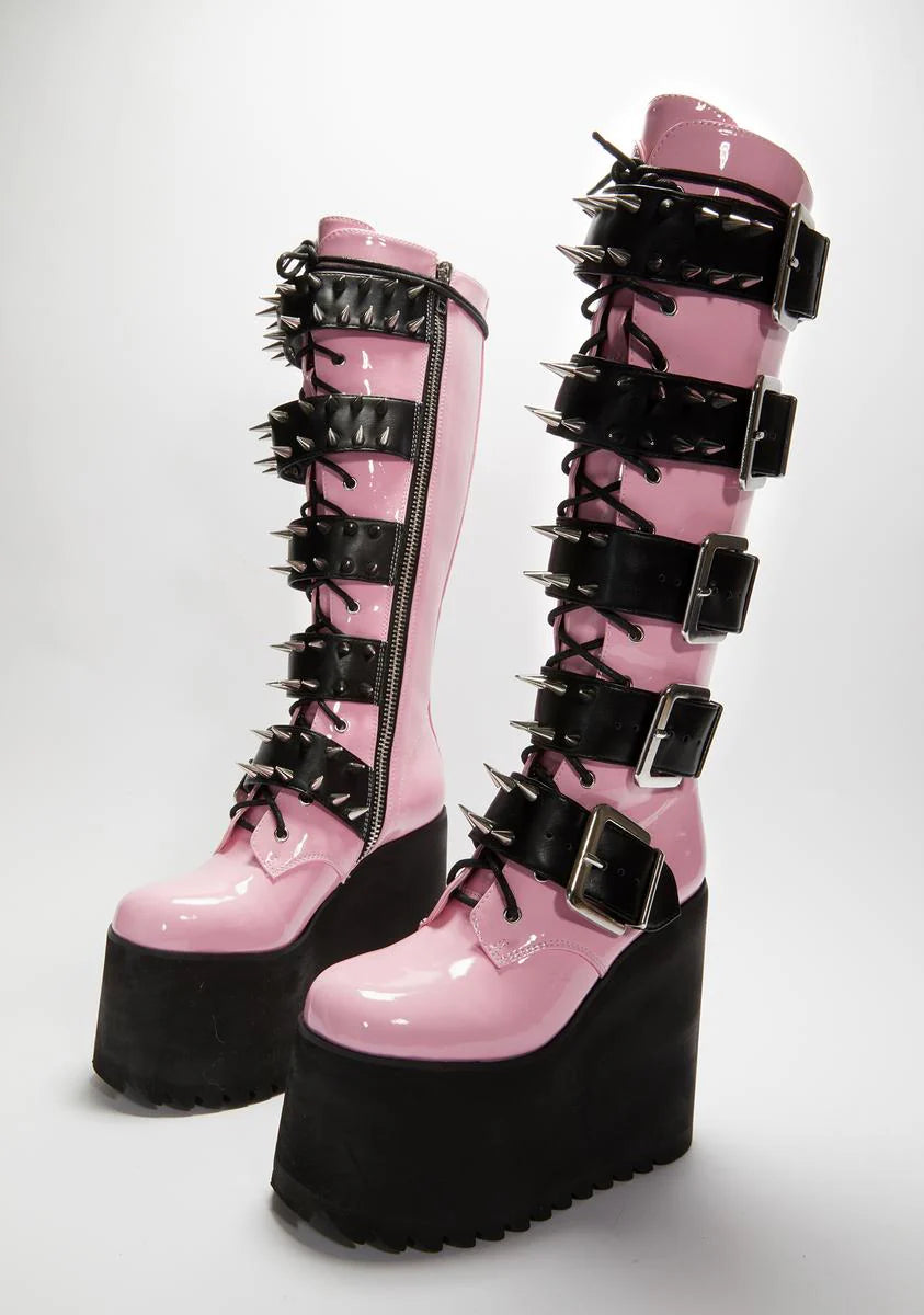 Sweet Appetite For Destruction Platform Boots