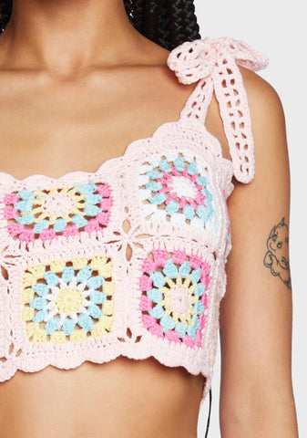 Soaked In Sunshine Crochet Tank