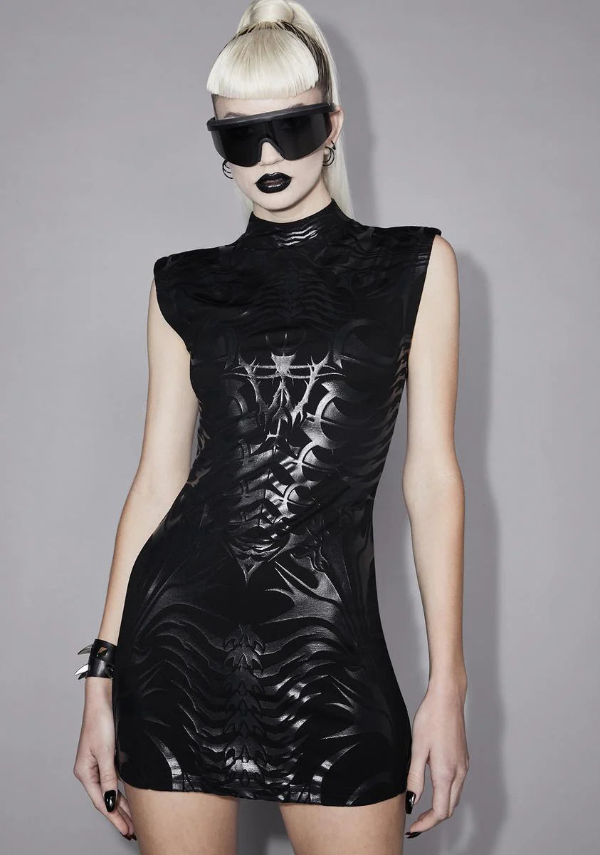 Never Get Nervous Sleeveless Mini Dress