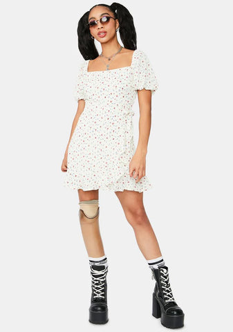 Take It All Floral Dress