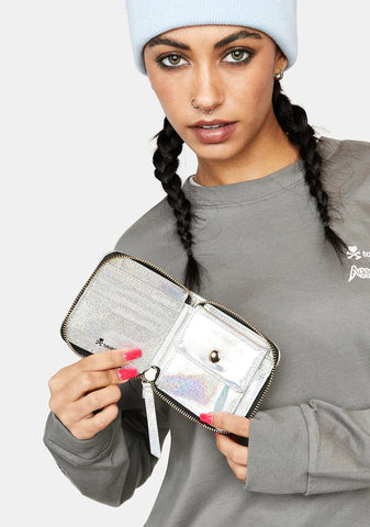 Midnight Metropolis Small Zip Around Wallet