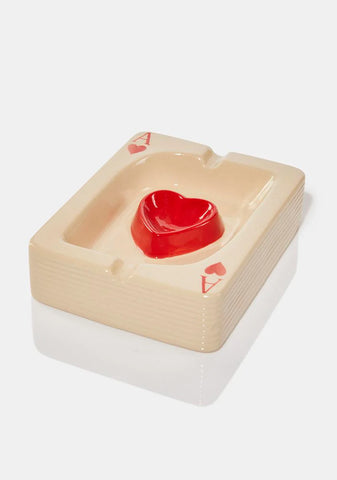 Ace Of Hearts Ashtray