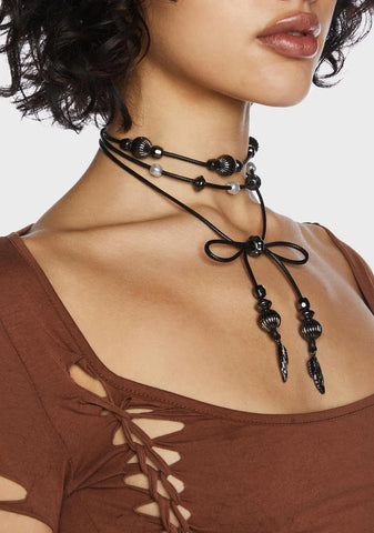 All Float On Wrap Choker