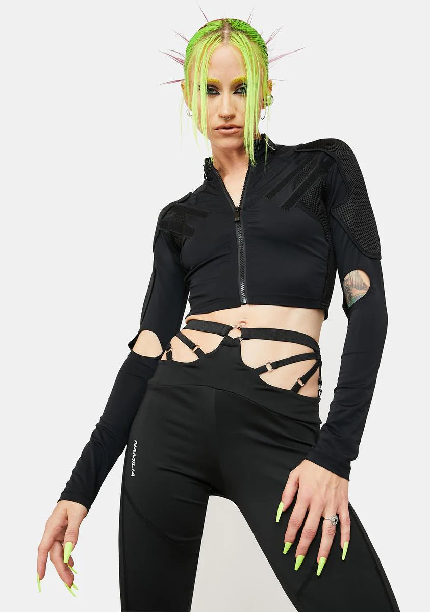 Enduro Long Sleeve Crop Top