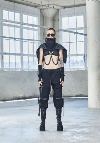 Bassline Hooded Chain Harness Shrug