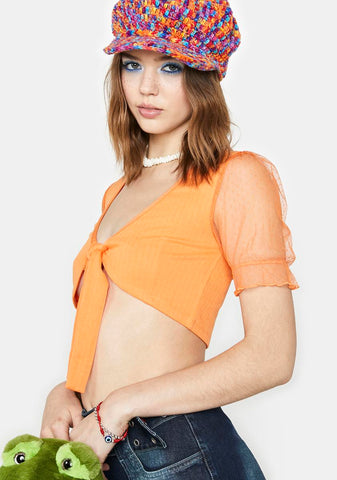 On A Dare Crop Top