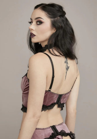 Kiss Morphine Eyes Velvet Bra