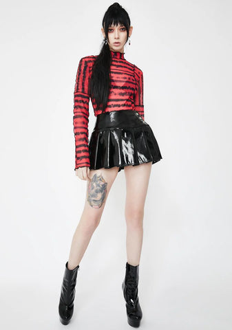 Sabrina Pleated Mini Skirt